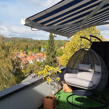 Das Kleine Penthouse Mit Kamin Bad Sachsa Dış mekan fotoğraf